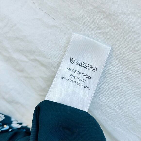 PARKER NWT Cold Shoulder Floral Print Shift Dress style p8e4228pgp Size Small - Picture 11 of 12